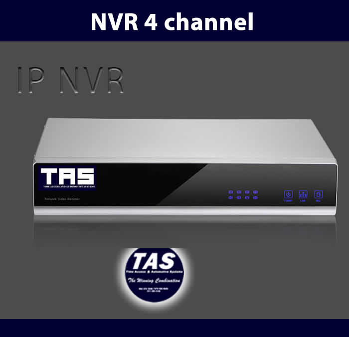 CCTV NVR 4 channel - CCTV Cameras IP (Network) security and access control products